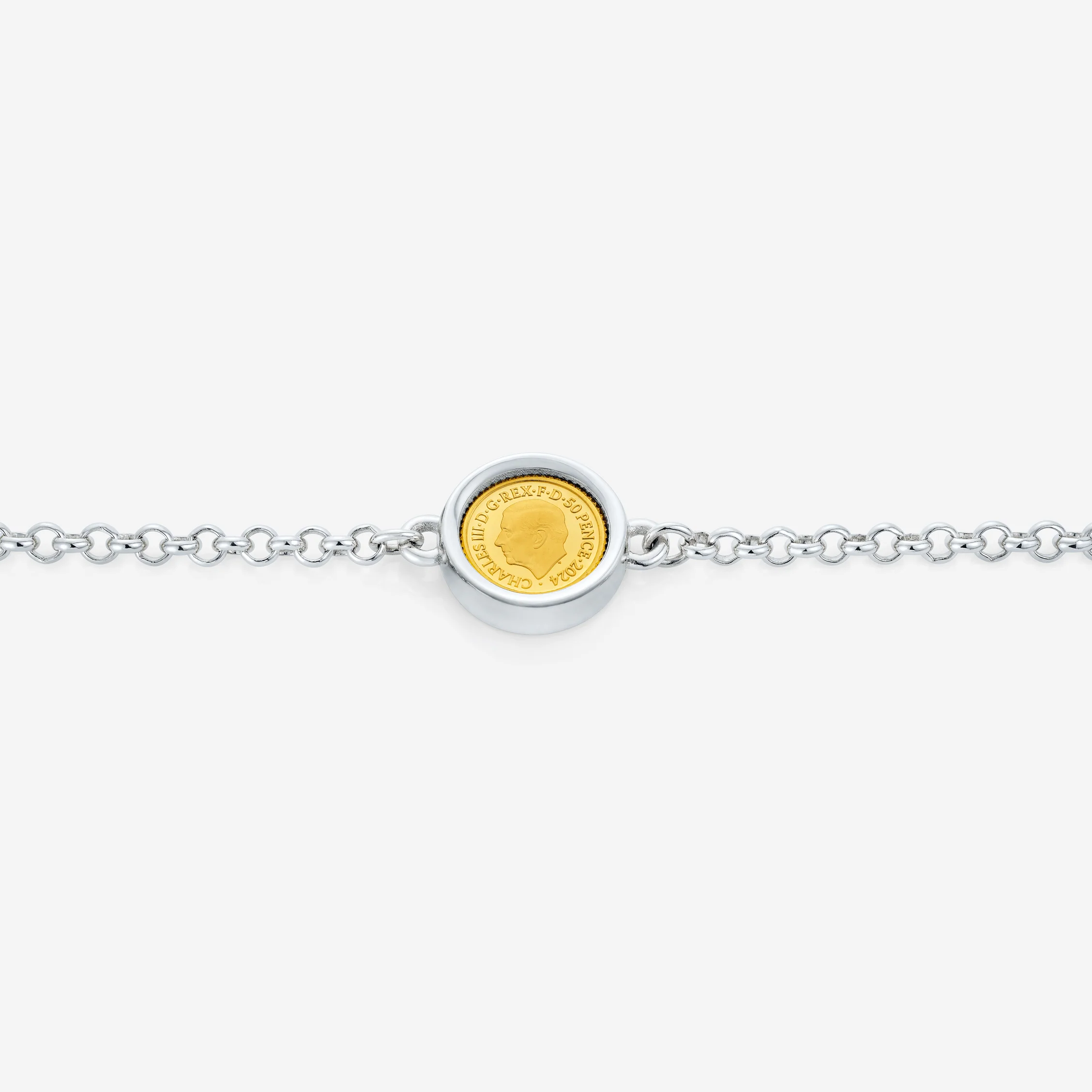 Britannia 1/40oz Bracelet, Silver - Image 5