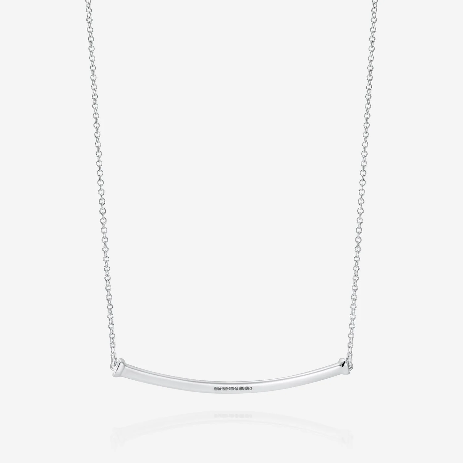 886 Bar Necklace Sterling Silver - Image 4