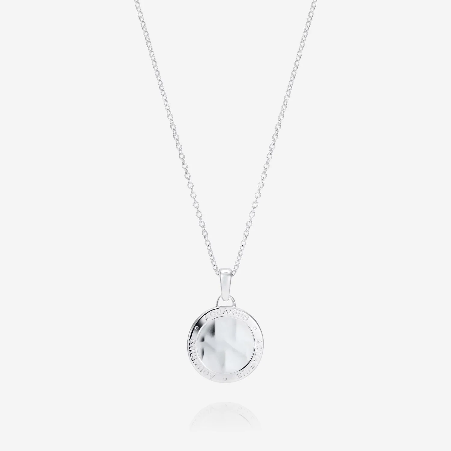 886 Caustic Aquarius Pendant with Chain in Sterling Silver - Image 2