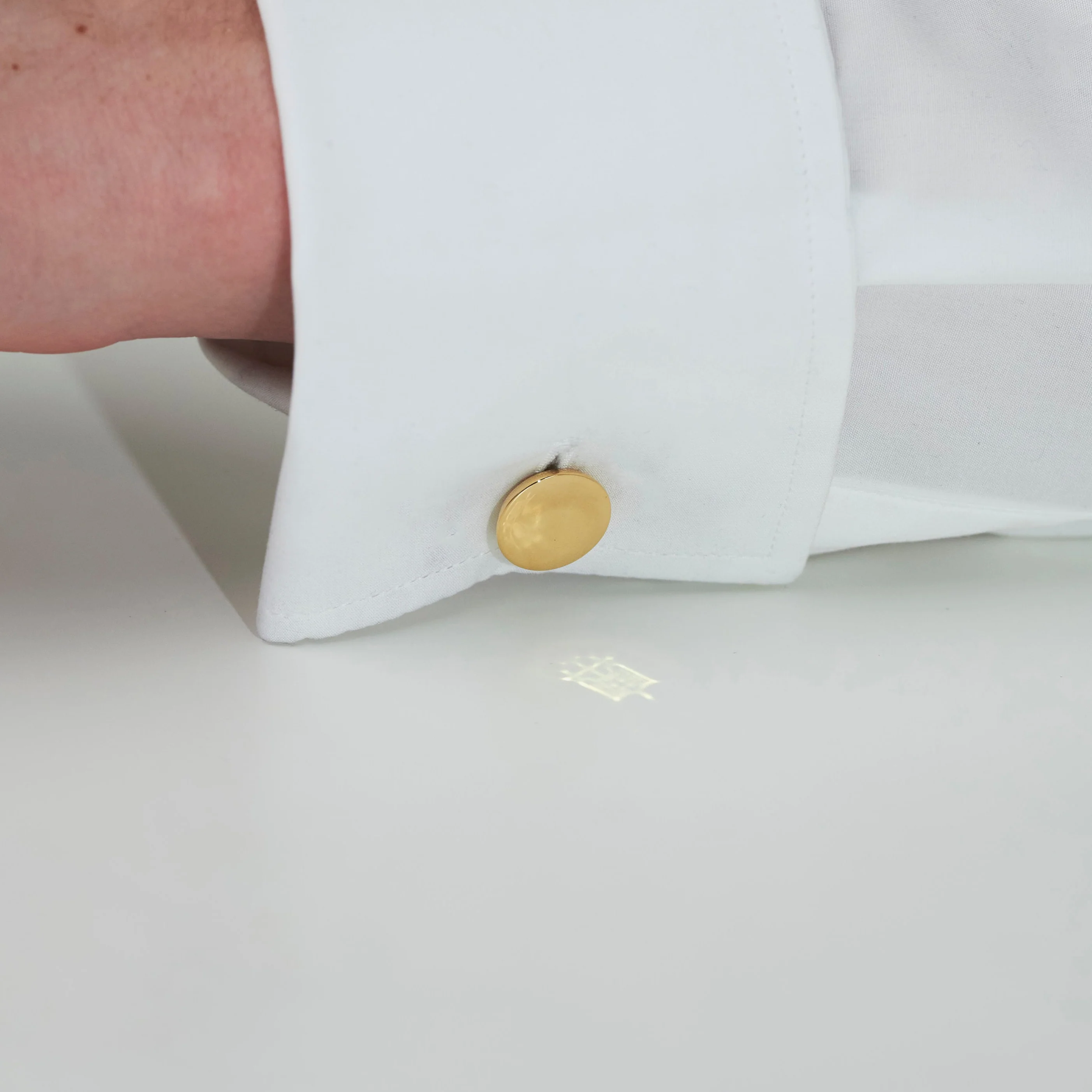 886 Caustic Cufflinks in 18ct Yellow Gold - Image 4