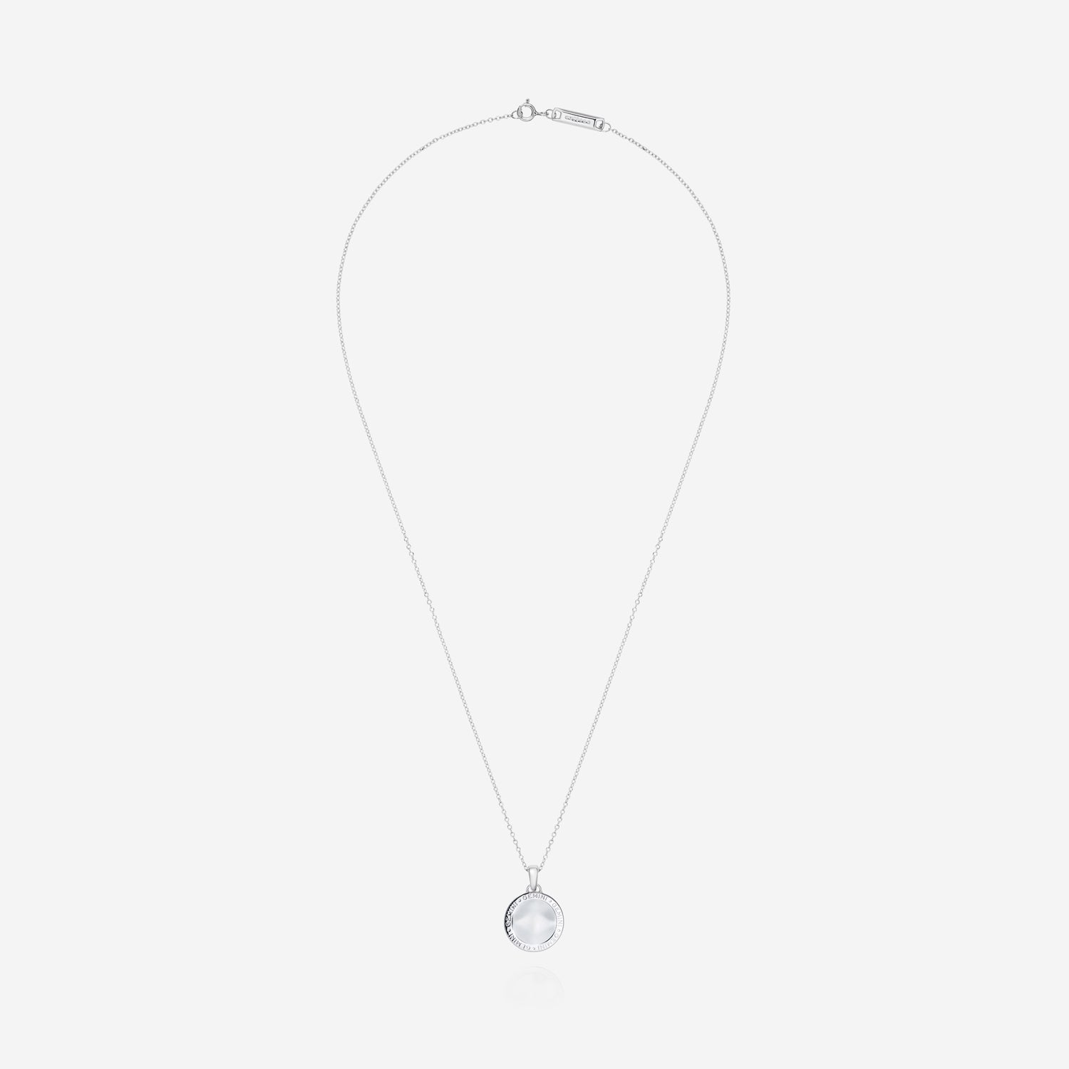 886 Caustic Gemini Pendant with Chain in Sterling Silver - Image 3