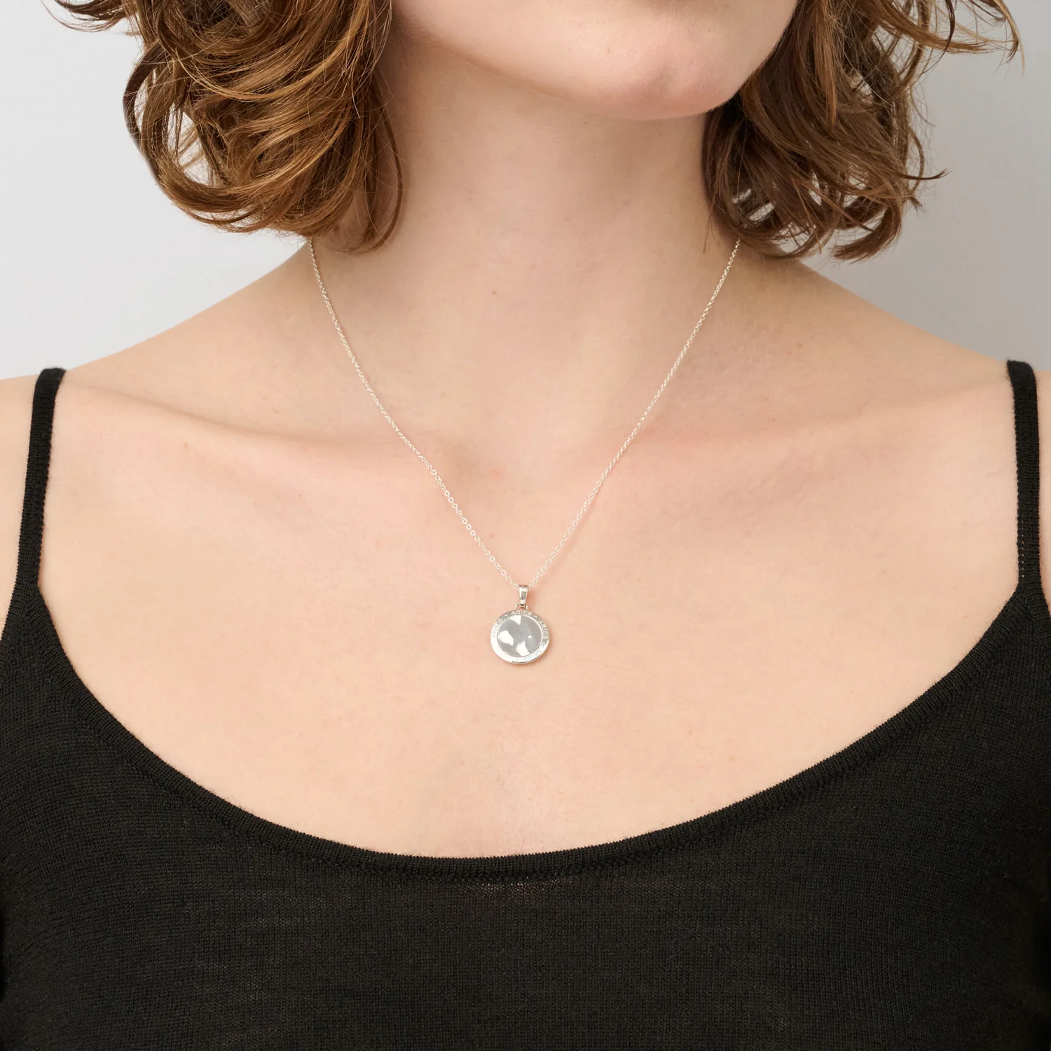 886 Caustic Libra Pendant with Chain in Sterling Silver - Image 4