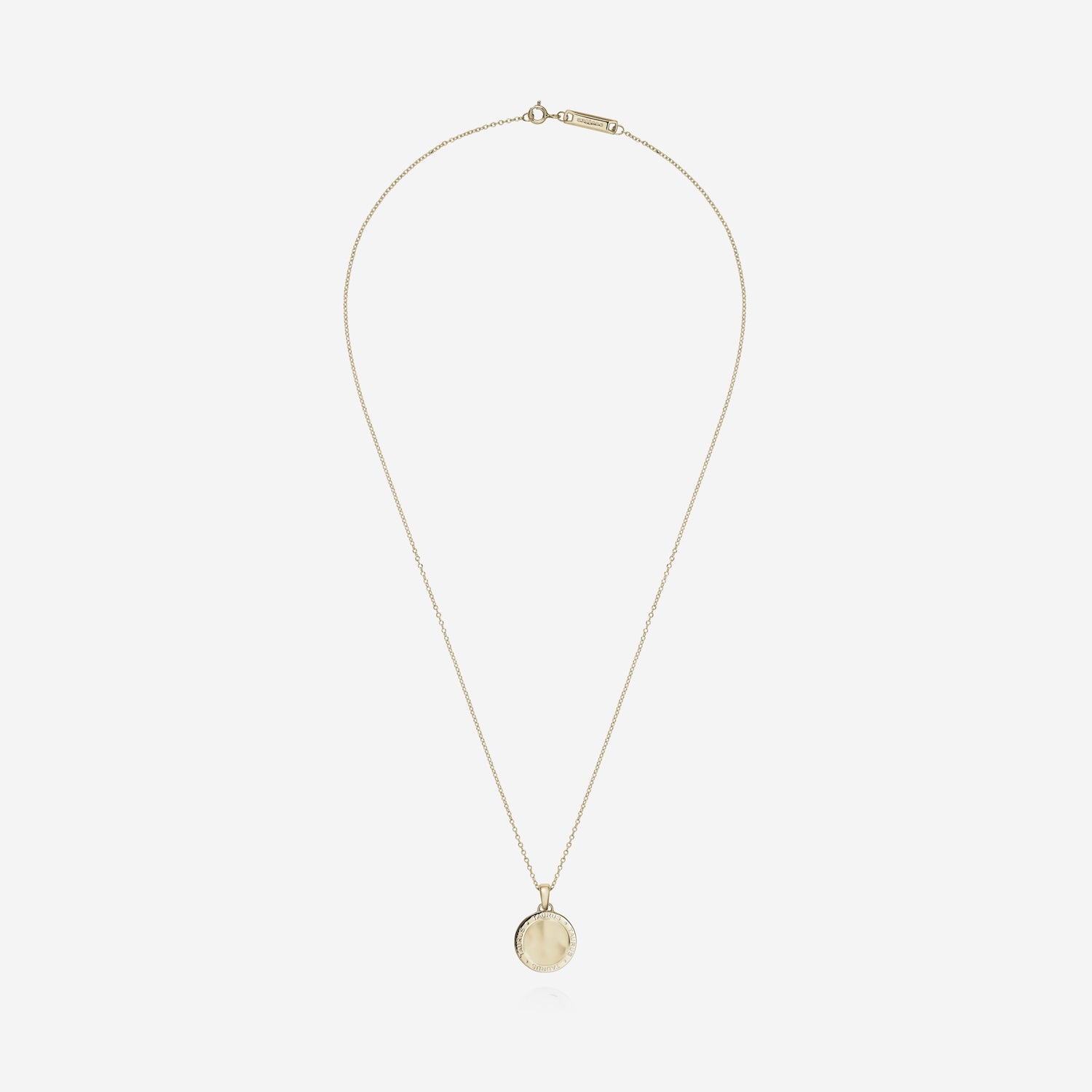 886 Caustic Taurus Pendant with Chain in 9ct Yellow Gold - Image 3