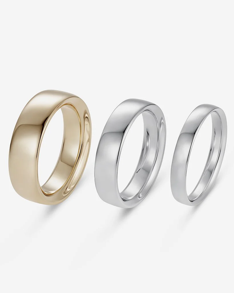 886 Fine Band Ring in 9ct Yellow Gold - Image 3