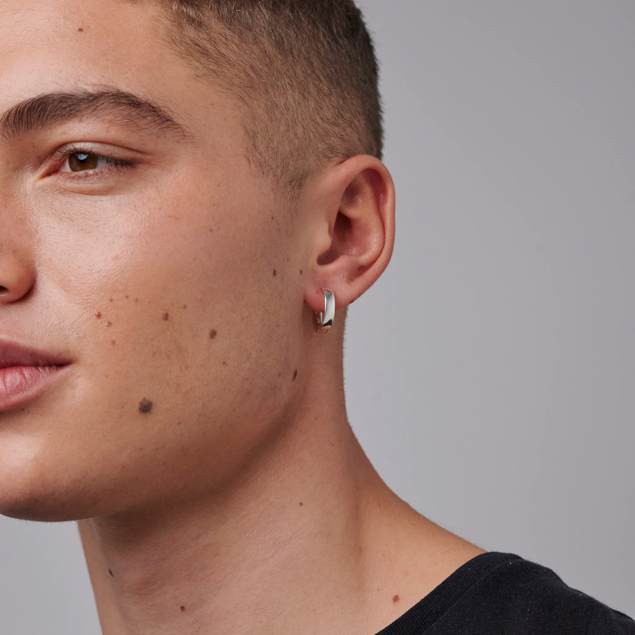 886 Hoops in Sterling Silver - Image 3