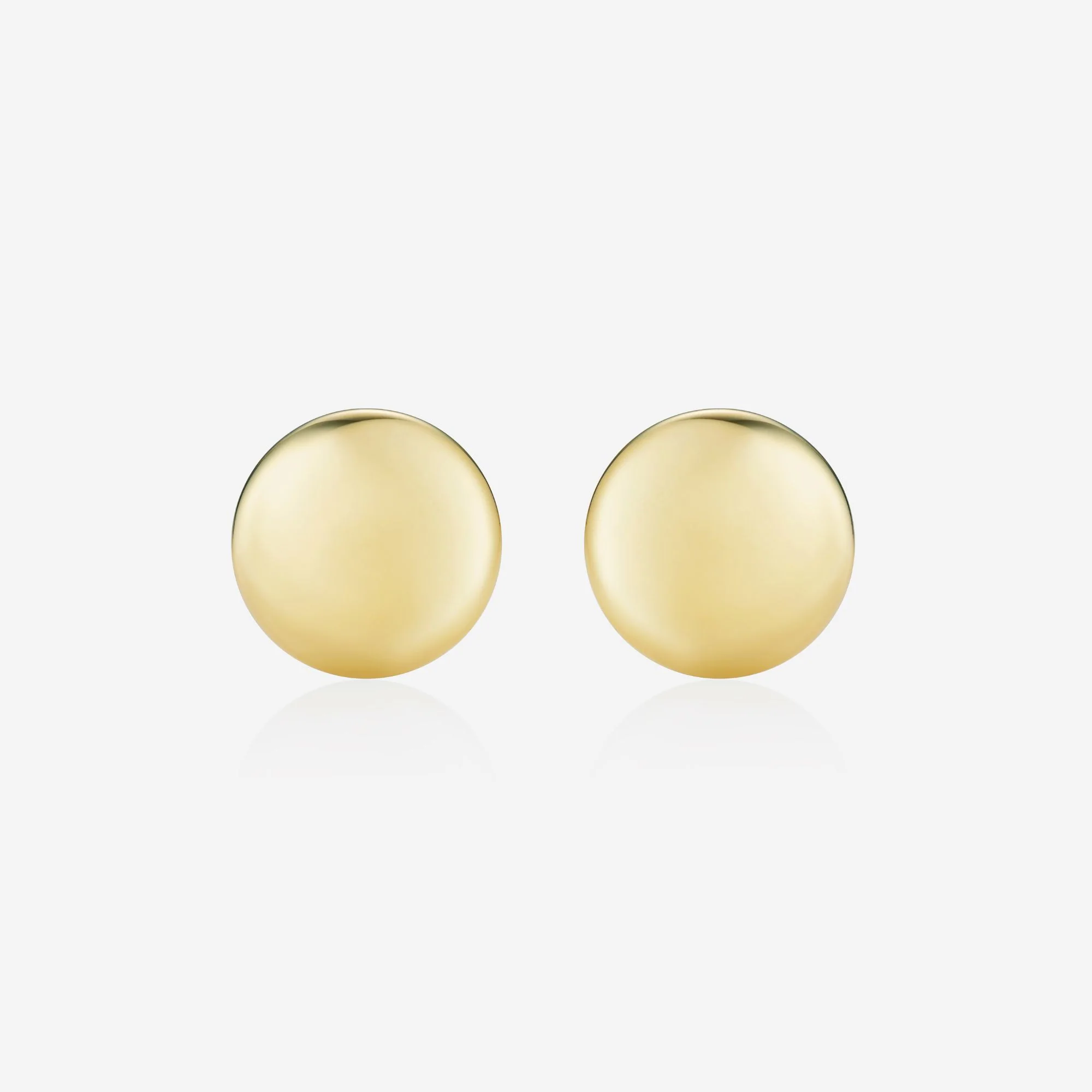 886 Medium Stud Earrings 18ct Yellow Gold - Image 2