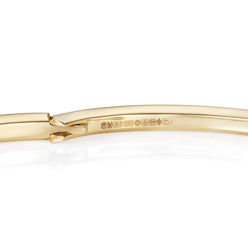 886 Pavé Bangle in 18ct Yellow Gold - Image 3