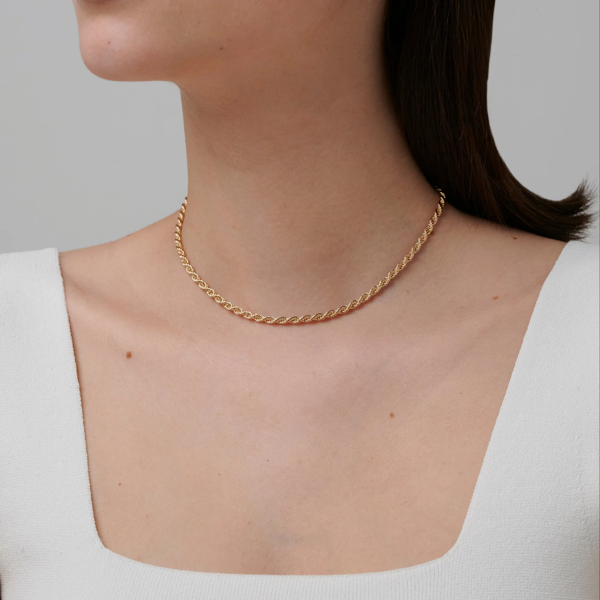 886 Rope Chain in 9ct Yellow Gold - Image 4