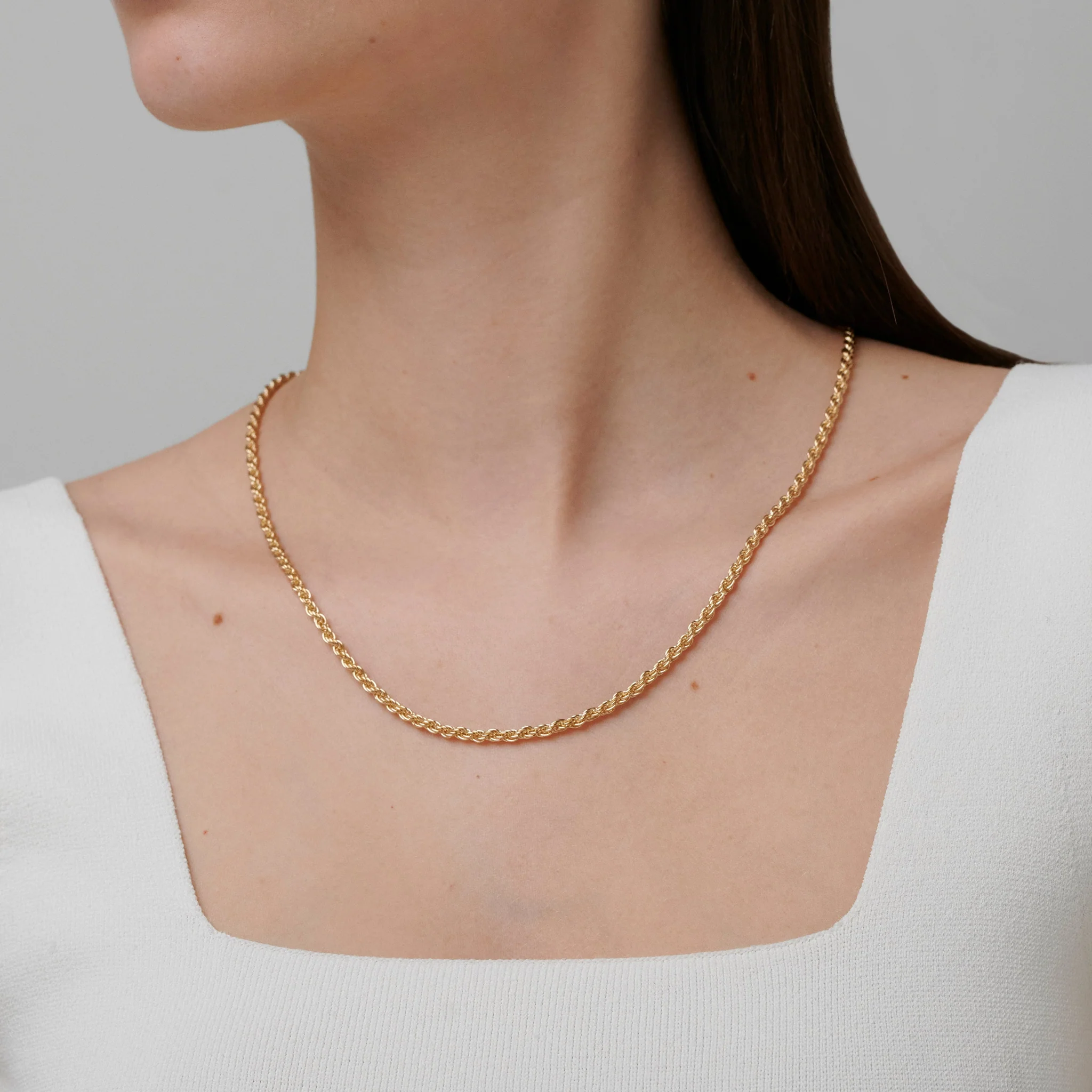 886 Rope Chain in 9ct Yellow Gold - Image 6