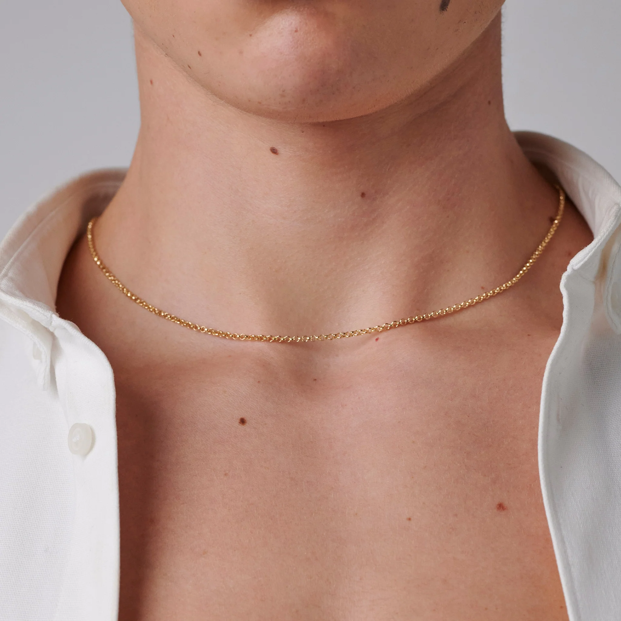 886 Small Belcher Chain in 18ct Yellow Gold - Image 3