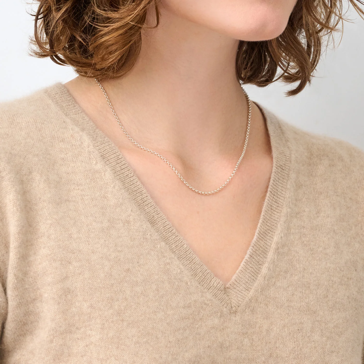 886 Small Belcher Chain in Sterling Silver - Image 3