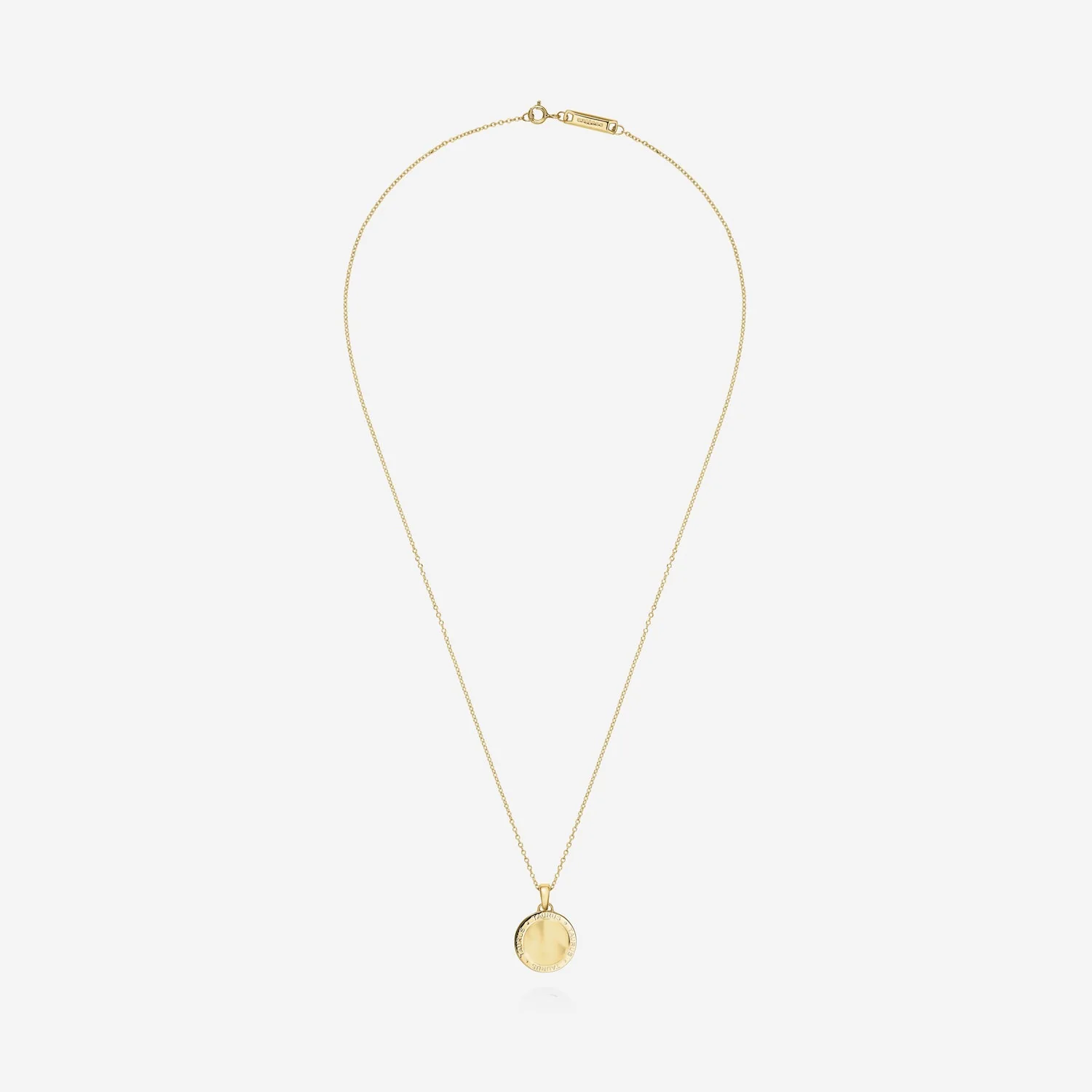 886 Caustic Taurus Pendant with Chain in 18ct Yellow Gold - Image 3