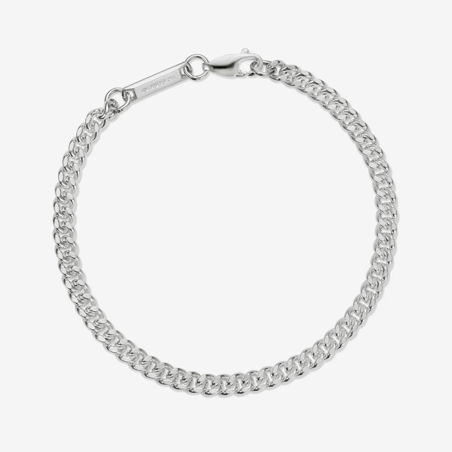886 Curb Chain Bracelet in Sterling Silver