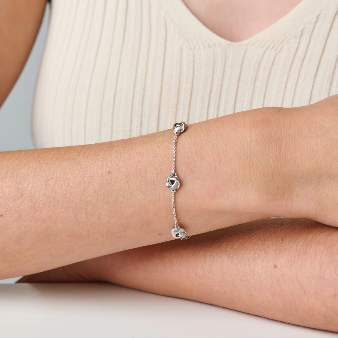 Knot Bracelet Sterling Silver - Image 4
