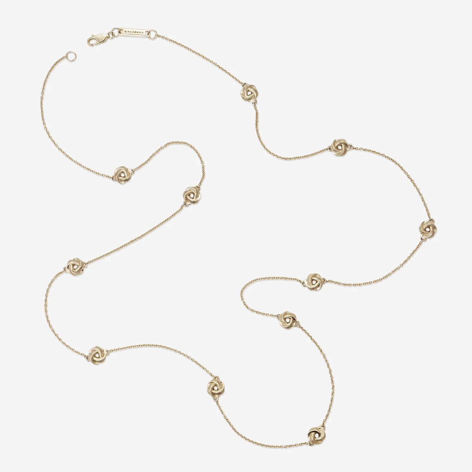 Knot Necklace 30" 9ct Yellow Gold - Image 2