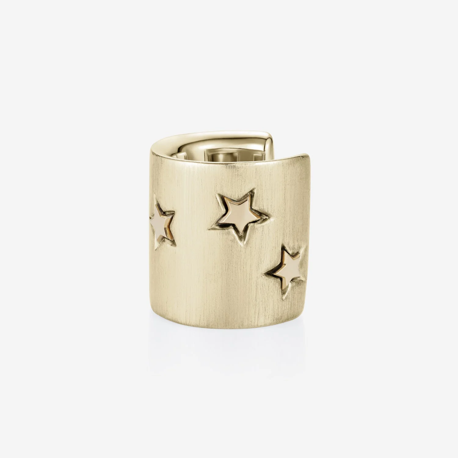 Shooting Star Enlarged Ear Cuff 9ct Yellow Gold - Image 3
