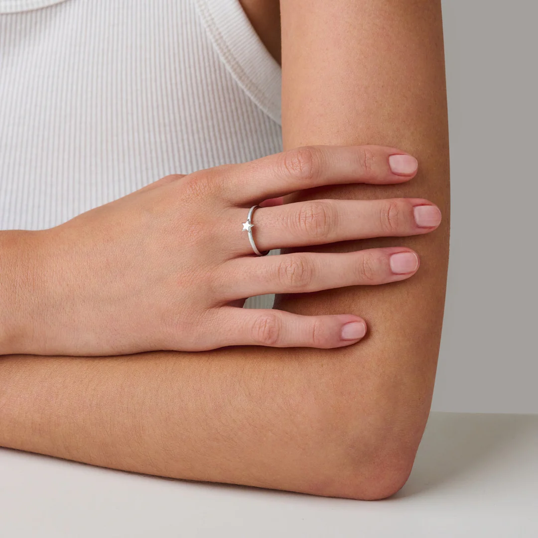 Shooting Star Ring Sterling Silver - Image 4