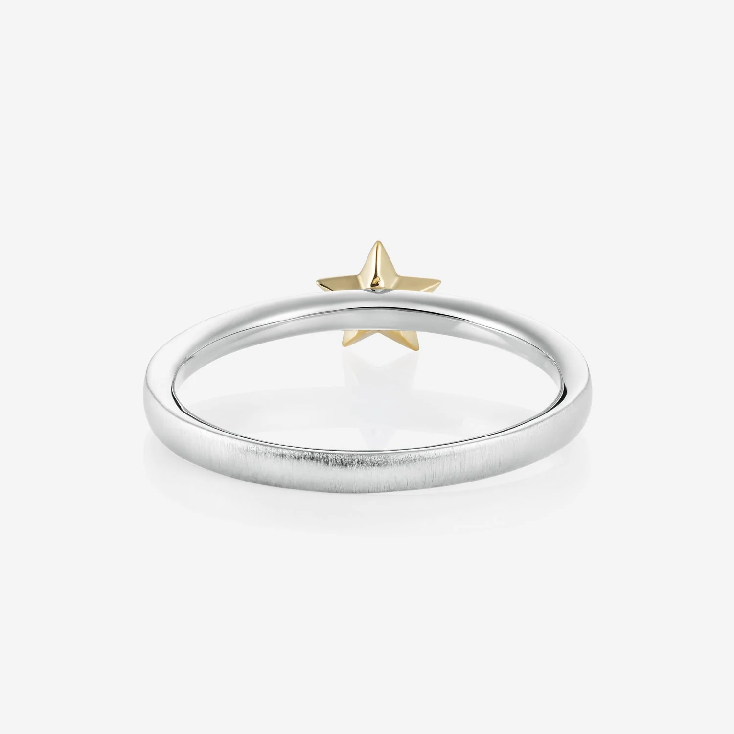 Shooting Star Ring Sterling Silver & 9ct Yellow Gold - Image 3