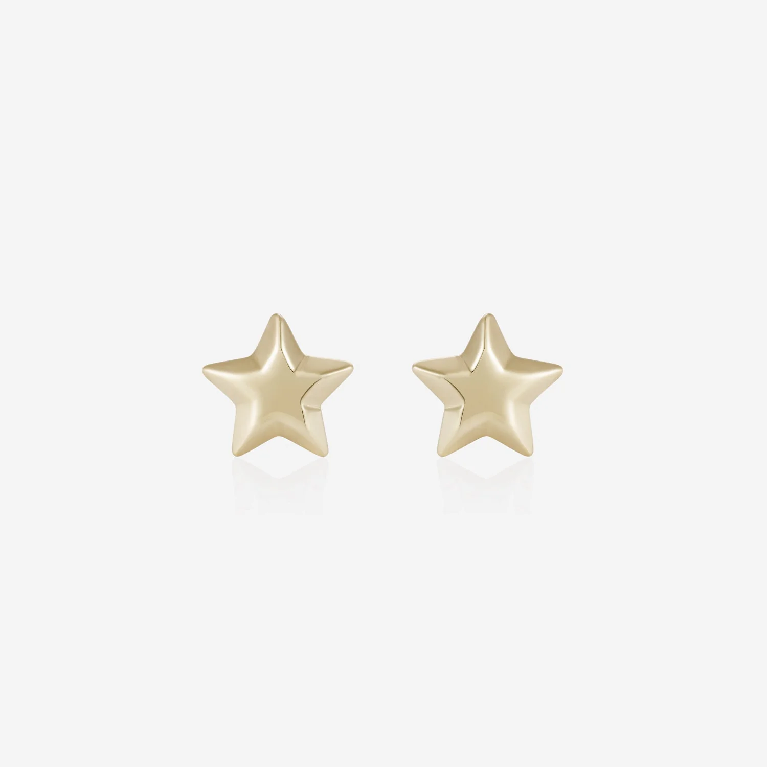 Shooting Star Small Studs 9ct Yellow Gold