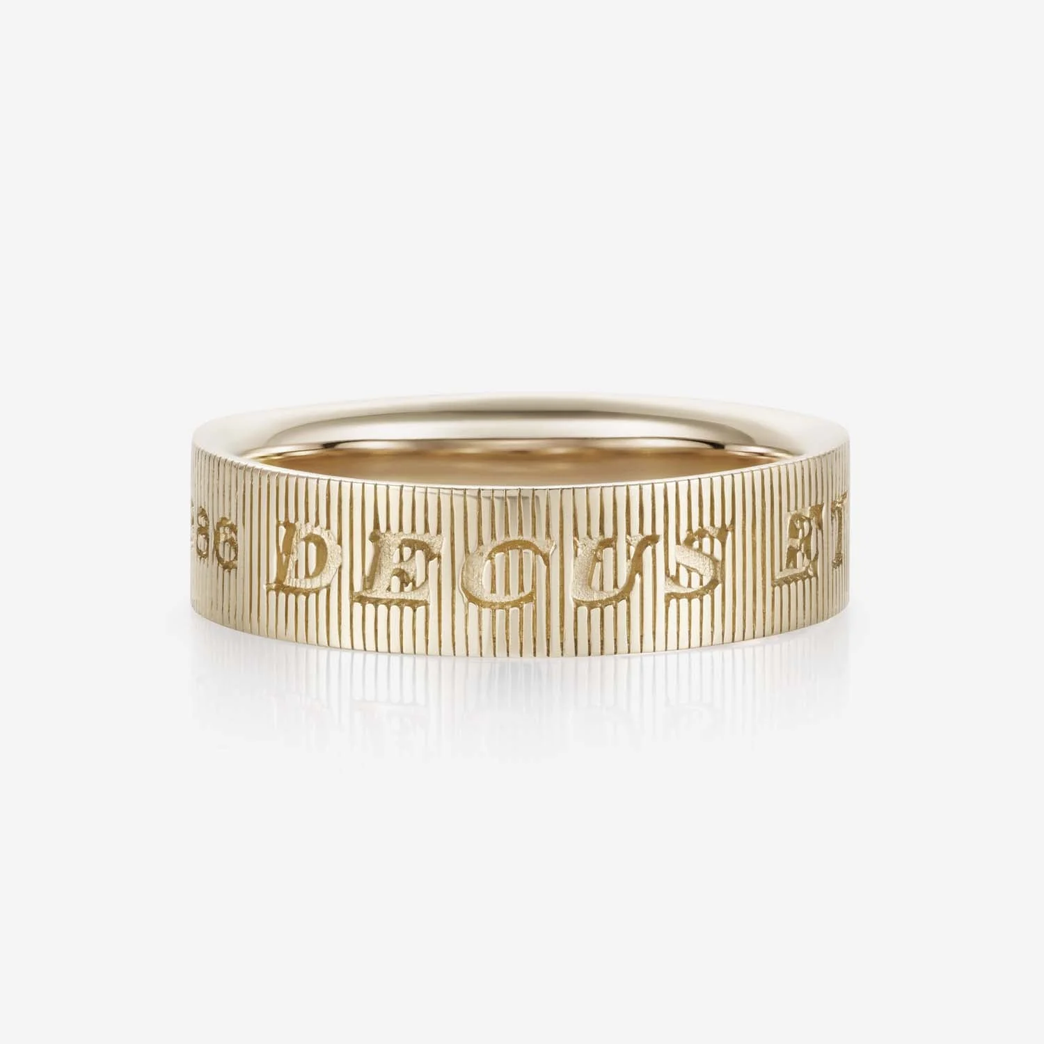 Tutamen Large Ring 9ct Yellow Gold - Image 3