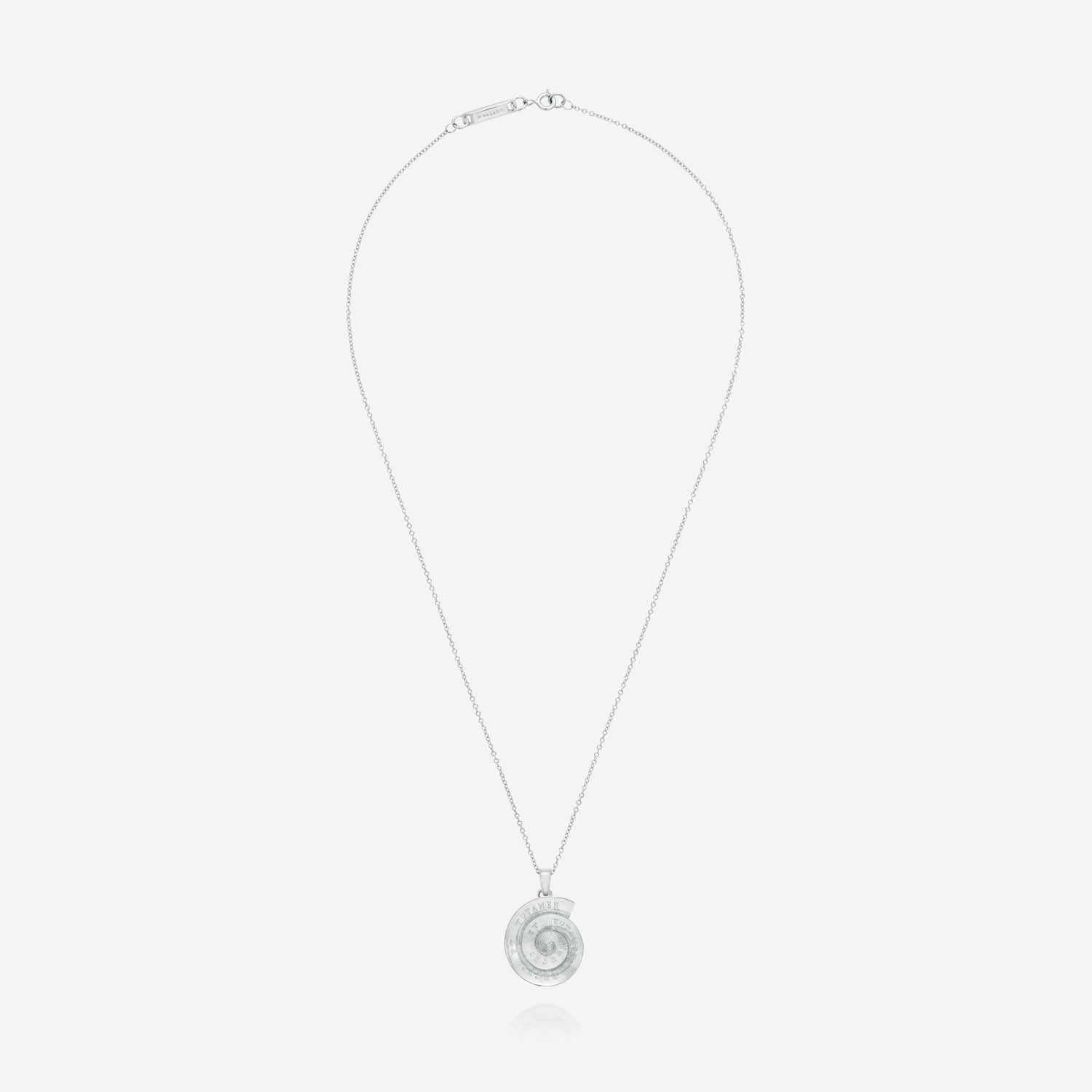 Tutamen Spiral Pendant with Chain Sterling Silver - Image 3