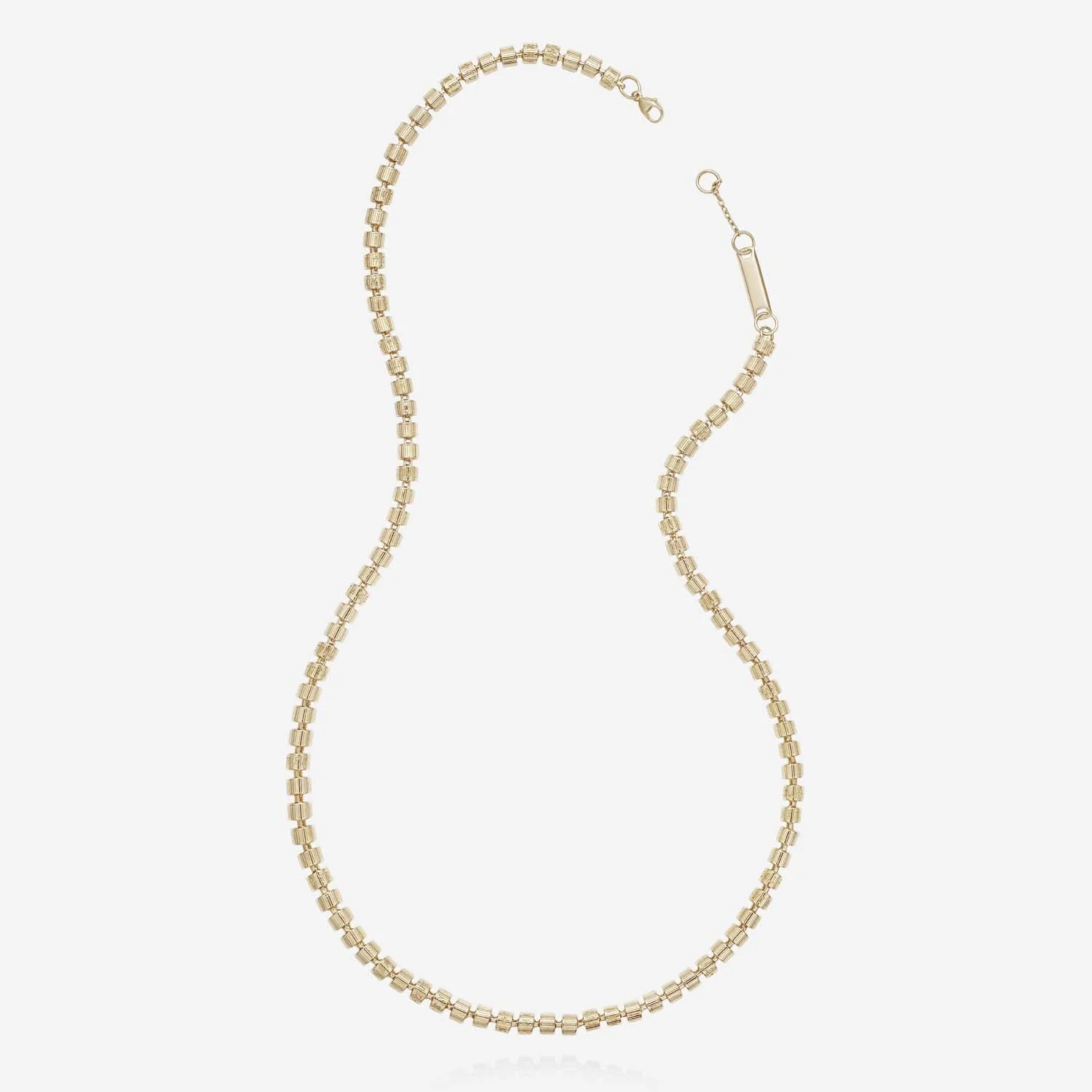 Tutamen Stack Necklace 9ct Yellow Gold - Image 2